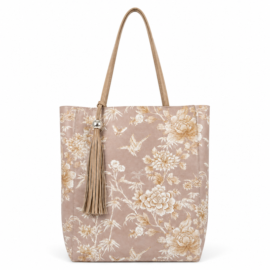 Shopper in Floral Biscotti