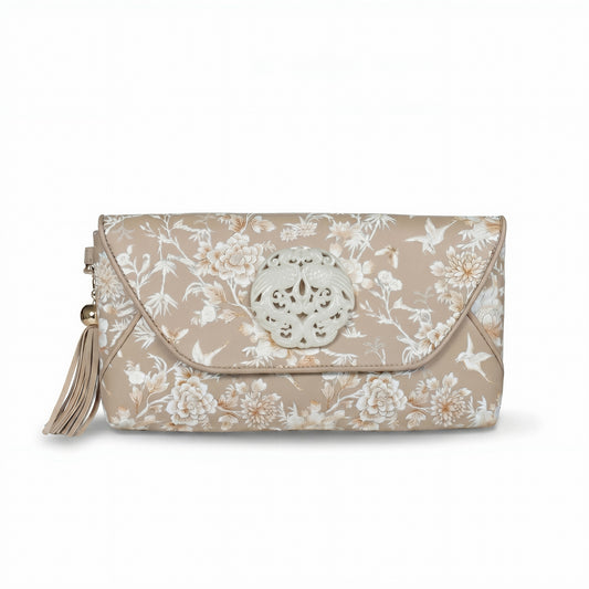 Double Phoenix Envelope in Floral Biscotti