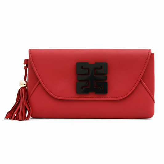 Imperial Grace Red Envelope with Obsidian Stone