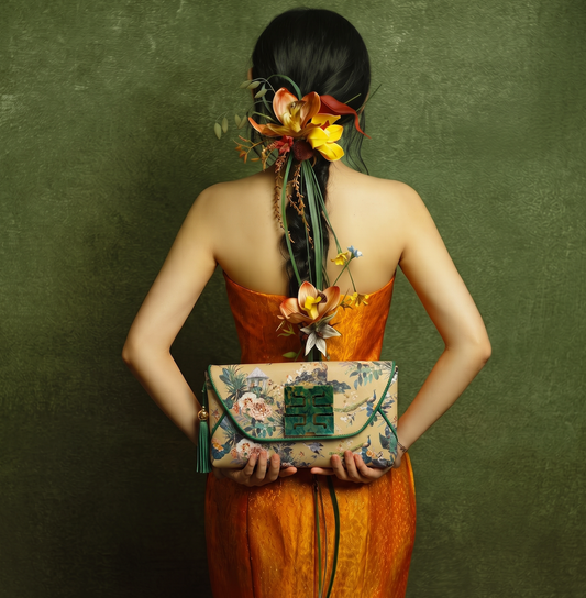 Tree of Life Envelope with African Jade in Gold-Exclusive Pre-Order Offer