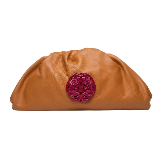 Large Dumpling in Chestnut with Double Phoenix Sample