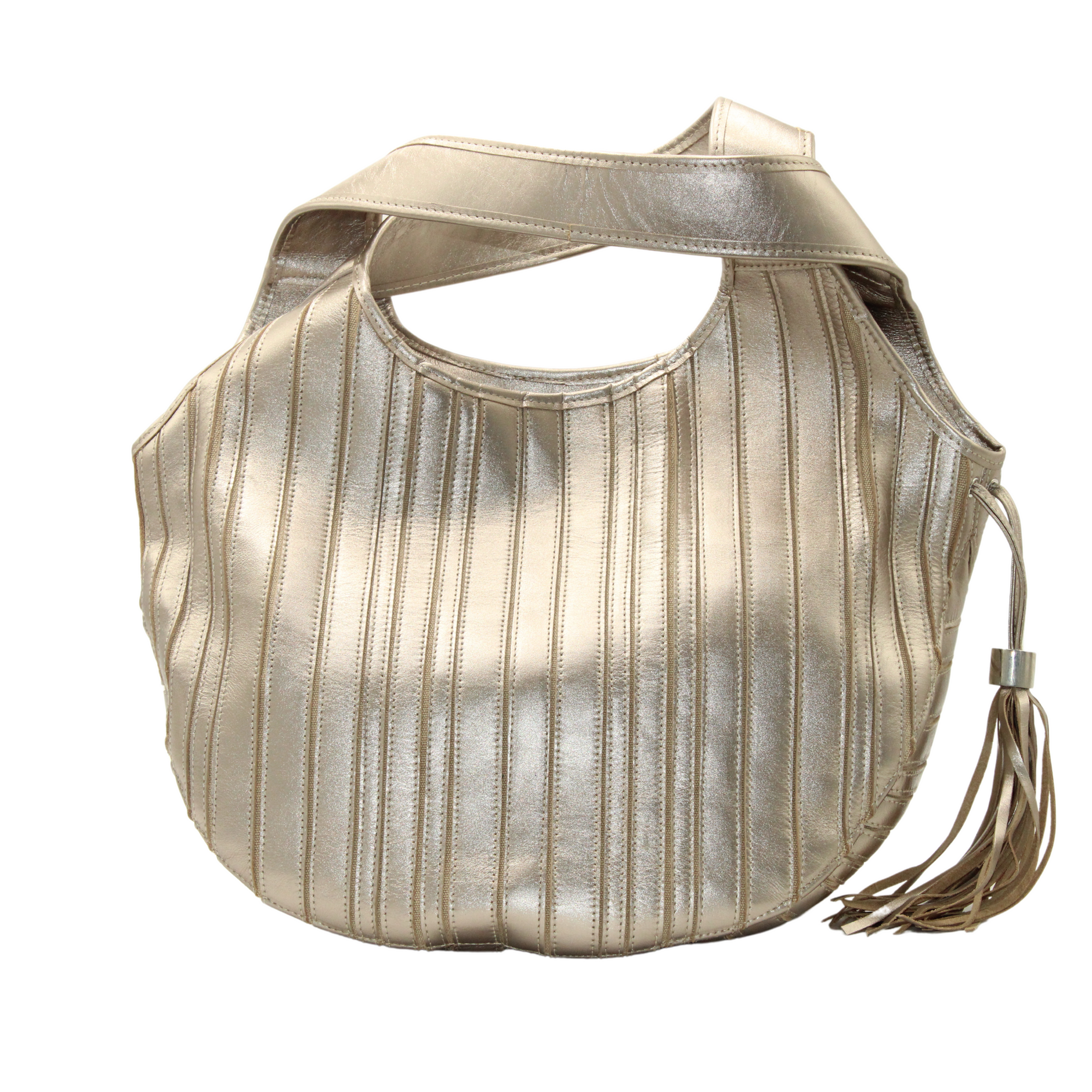 Very Low Stock - Hobo in Metallic Champagne Gold