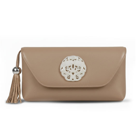 Double Phoenix Envelope in Plain Biscotti