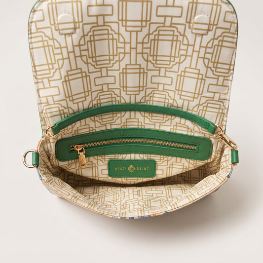 Tree of Life Envelope with African Jade - Gold